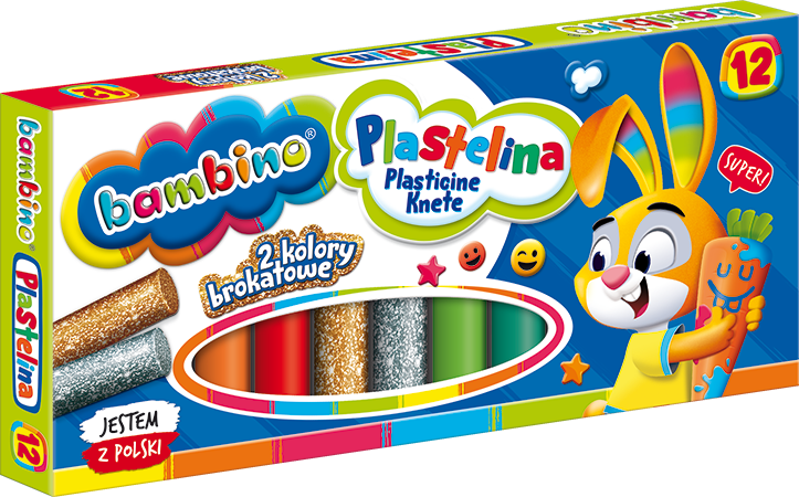 Plastelina St.Majewski Bambino 12kol. 01710